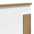 vidaXL Rám postele Remeselný dub 120 x 200 cm Kompozitné drevo