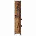 vidaXL Highboard Staré drevo 69,5 x 34 x 180 cm Kompozitné drevo