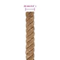 vidaXL Lano zo 100% juty 20 mm 100 m