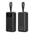 BWOO 65W power bank 30000 mAh 2x USB-A, 1 x USB-C s LCD displejom, čierna