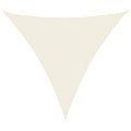 vidaXL Tieniaca plachta, oxford, trojuholníková 3,6x3,6x3,6 m, krémová