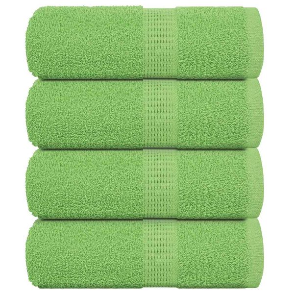 vidaXL Uteráky pre hostí FROGN 4 ks jablkovo zelené 30x50 cm 360 g/m²