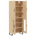vidaXL Vysoká skrinka dub sonoma 69,5x34x180 cm spracované drevo