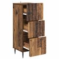 vidaXL Zásuvkový kabinet 33 x 34,5 x 92 cm Kompozitné drevo