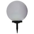 vidaXL Vonkajšia solárna lampa 40 cm LED guľová RGB