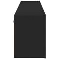 vidaXL TV skrinky nástenné 2 ks čierne 80x30x41 cm