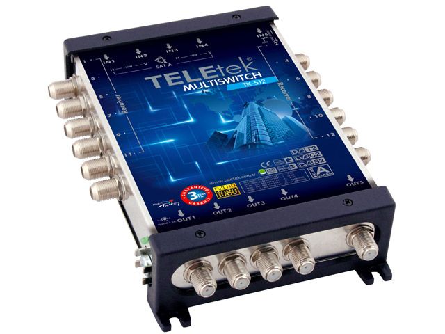 Teletek TK-512 - multiprepínač 5/12 kaskádový