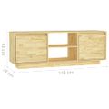 vidaXL TV skrinka 110x30x40 cm, borovicový masív