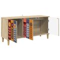 vidaXL TV skrinka ESSEN 102 x 33 x 50 cm Sonoma Kompozitné drevo