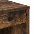 vidaXL Stôl Dymová dub 100 x 40 x 76 cm