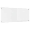 vidaXL Kuchynský obklad 2 ks Priehľadná 120 x 50 cm tvrdené sklo