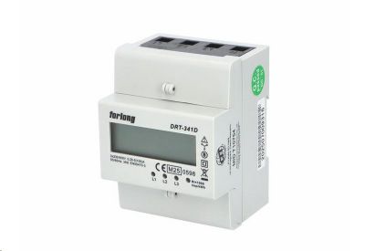 Elektromer DRT-341D 100A MID, 4mod., LCD, 3-fáz., 1-tar., podružný, fakturačný