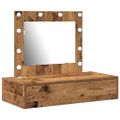 vidaXL Toaletný stolík Hnedá 83 x 40 x 70 cm Kompozitné drevo