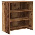 vidaXL Servírovacia skriňa 3 ks Staré drevo 70 x 41 x 75 cm