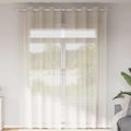 vidaXL voálové závesy s priechodkami 2 ks krémové 140x260 cm