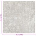 vidaXL Samo-lepiace podlahové dosky Svetlosivá 30,5 x 30,5 cm 20 ks