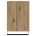 vidaXL Stôl dub artisan Kompozitné drevo 140 x 50 x 75 cm