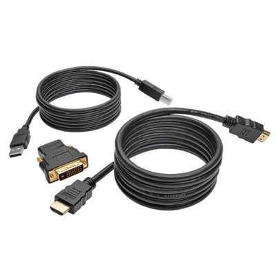 Kábel na pripojenie prepínača KVM, HDMI/DVI/USB, 1.83m