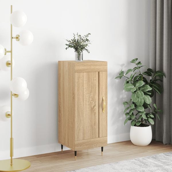 vidaXL Komoda dub sonoma 34,5x34x90 cm spracované drevo