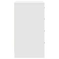 vidaXL Servírovacia skriňa Biela 40 x 41 x 75 cm Kompozitné drevo