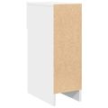 vidaXL Nočné skrinky so zásuvkou 2 ks biele 20x36x60 cm