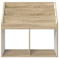 vidaXL Detský regál Sonoma dub 72,5 x 29,5 x 69 cm Kompozitné drevo
