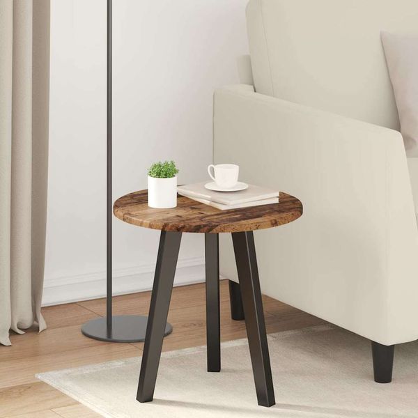 vidaXL Vrchná doska Staré drevo Ø 40 x 1,5 cm Kompozitné drevo