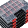 vidaXL Boxy na triedenie 5 ks 34,5x25x5 cm polypropylén