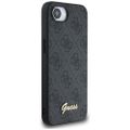 Guess HC MagSafe 4G PU Script Logo puzdro pre iPhone 16e Čierna