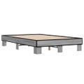 vidaXL Posteľný rám sivý sonoma 140x190 cm kompozitné drevo a kov