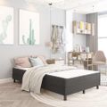 vidaXL Rám na boxspring posteľ, sivý, látka 120x200 cm