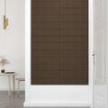 vidaXL Nástenné panely 12 ks hnedé 60x30 cm látka 2,16 m²