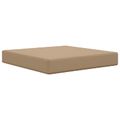 vidaXL Vankúš na vonkajšiu pohovku Polyester Sivohnedá 60 x 60 cm