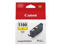 Canon PFI-5100 Y - 14.4 ml - žltá - originálna - závesný box - atramentový zásobník - pre imagePROGRAF PRO-310