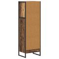 vidaXL Knižnica 40 x 30 x 121 cm Kompozitné drevo Staré drevo