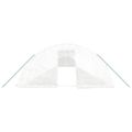 vidaXL Fóliovník s oceľovým rámom biely 110 m² 22x5x2,3 m