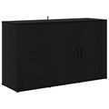 vidaXL Servírovacia skriňa Čierny dub 100 x 33 x 59,5 cm