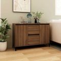 vidaXL Komoda hnedý dub 102x35x70 cm spracované drevo