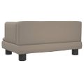 vidaXL Pelech pre psa kapučínový 60x40x30 cm umelá koža