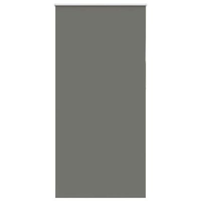 vidaXL Roleta Zatemnenie sivá 100x210cm Šírka látky 95,7cm Polyester