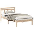 vidaXL Rám postele Hnedá 80 x 200 cm Masívne borovicové drevo