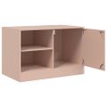 vidaXL TV skrinky 2 ks ružové 67x39x44 cm oceľ