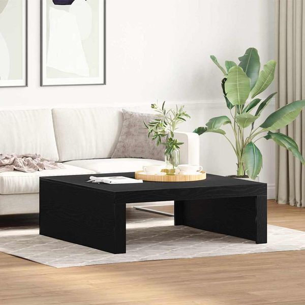vidaXL Konferenčný stolík Čierny dub 100 x 100 x 35 cm