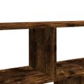 vidaXL Nástenná polica dymový dub 100x25x50 cm kompozitné drevo