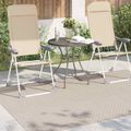 vidaXL Kusové koberce Obdĺžnikový FARO Krémová 170 x 120 cm Polyester