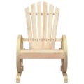 vidaXL Záhradná stolička Adirondack jedľový masív