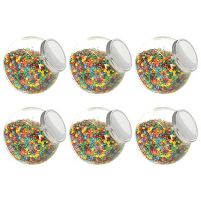 vidaXL Poháre na cukríky 6 ks 10,5x12x17 cm 2200 ml