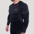 Bezšvové tričko s dlhým rukávom OG1 Black/Grey - GymBeam, veľkosť L