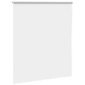 vidaXL Roleta Zatemnenie biela 140x130cm Šírka látky 136,6cm Polyester