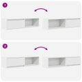 TV Skrinka vidaXL Biela 100x31x25,5 cm Konštrukčné drevo